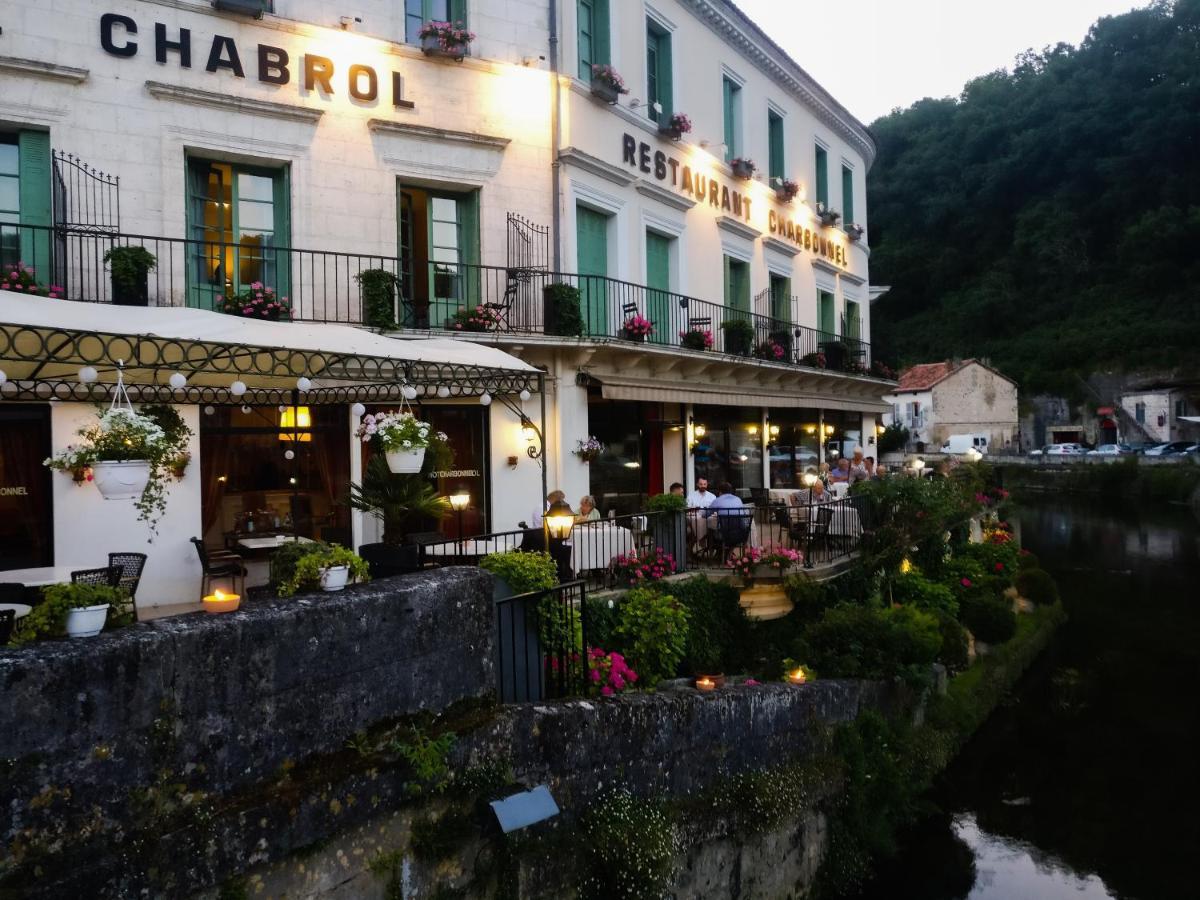 Hotel Restaurant Charbonnel Brantôme Exterior foto
